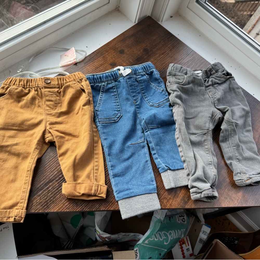 H&M Kids Jeans - Mustard, Blue, Gray
